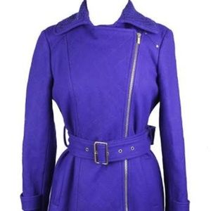 Kenneth Cole belted jacket